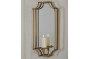 Dumi Gold Finish Wall Sconce - A8010153 - Vega Furniture