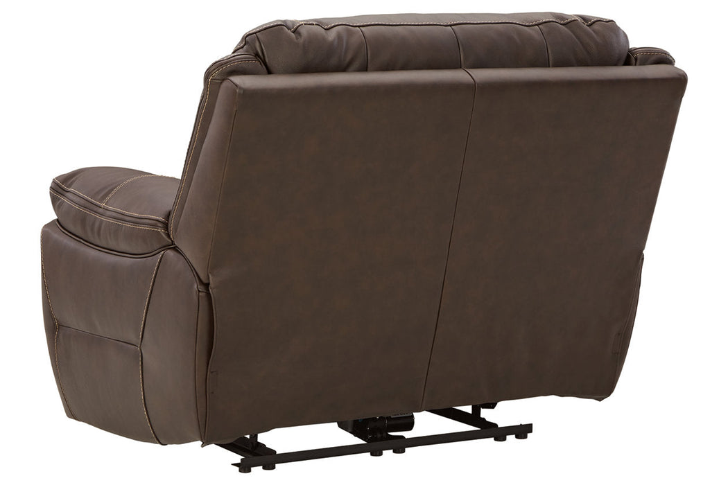Dunleith Chocolate Power Recliner - U7160482 - Vega Furniture