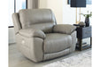 Dunleith Gray Power Recliner - U7160582 - Vega Furniture