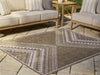 Dunsler Brown/Cream 8' x 10' Rug - R900011 - Vega Furniture