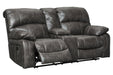 Dunwell Steel Power Reclining Loveseat with Console - 5160118 - Vega Furniture