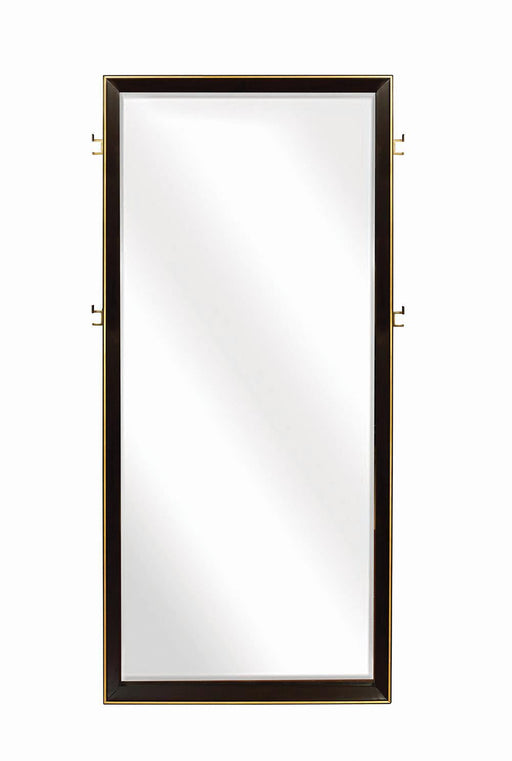 Durango Smoked Peppercorn Floor Mirror - 223270 - Vega Furniture