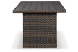 Easy Isle Dark Brown/Beige Multi-Use Table - P455-625 - Vega Furniture