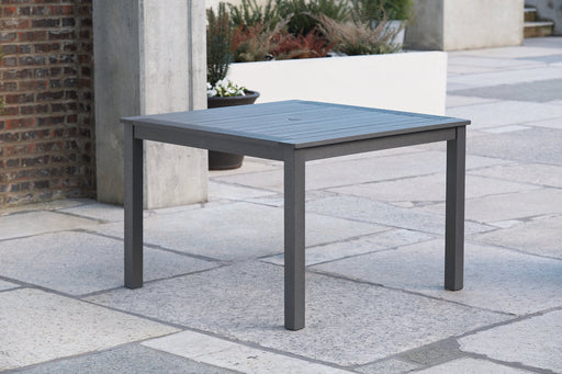 Eden Town Gray Outdoor Dining Table - P358-615 - Vega Furniture