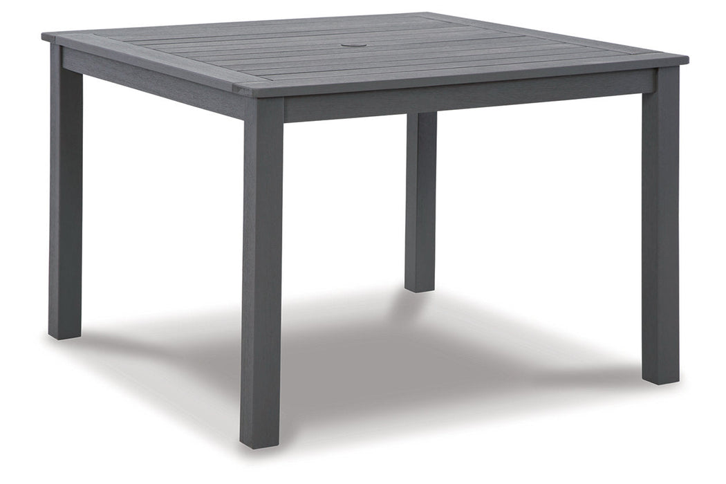 Eden Town Gray Outdoor Dining Table - P358-615 - Vega Furniture