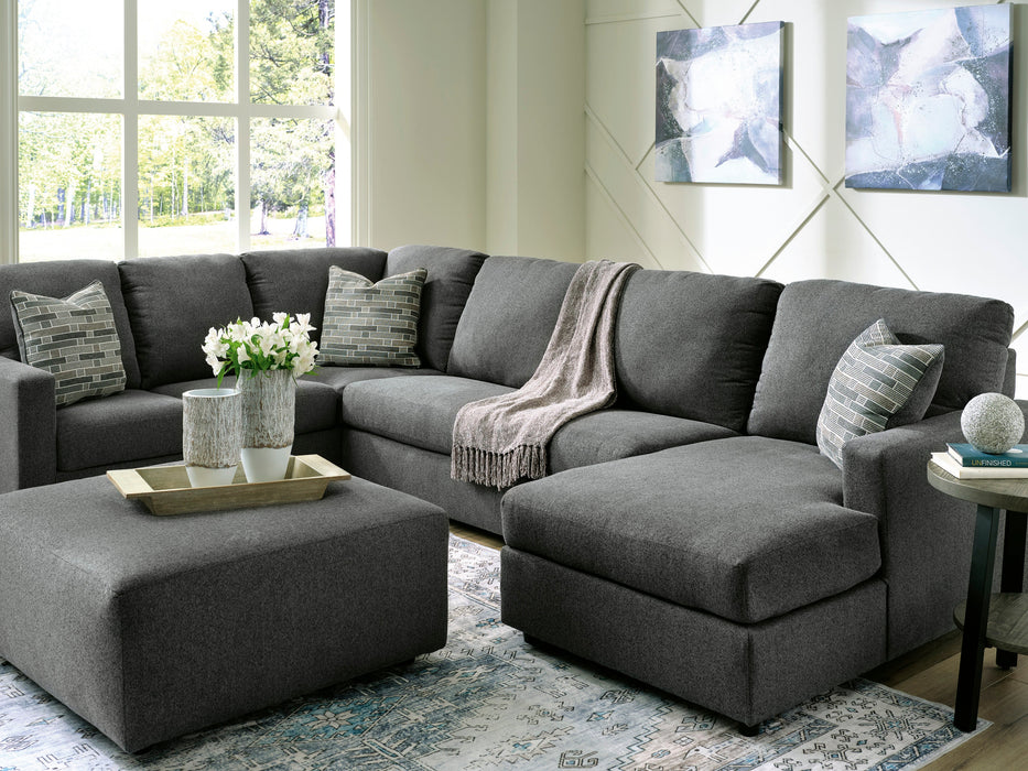 Edenfield Charcoal RAF Sectional - SET | 2900317 | 2900334 | 2900348 | 2900308 - Vega Furniture