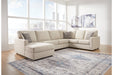 Edenfield Linen LAF Sectional - SET | 2900416 | 2900434 | 2900449 | 2900408 - Vega Furniture