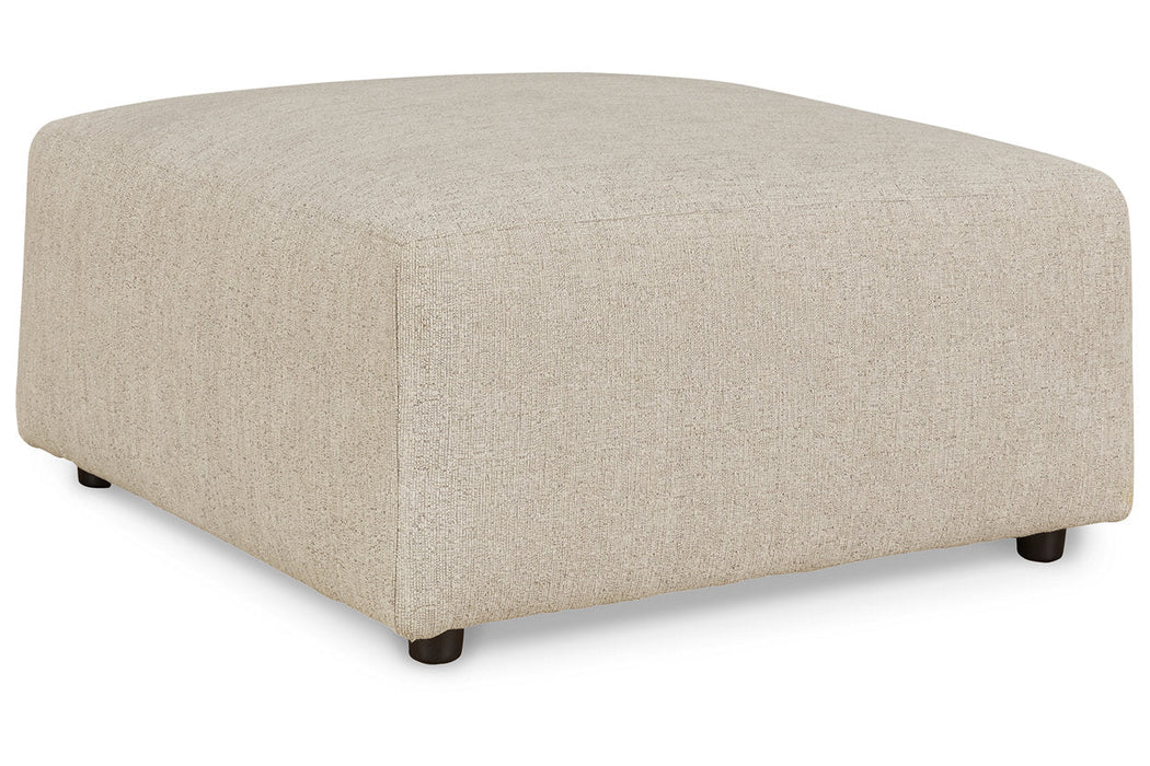 Edenfield Linen Oversized Accent Ottoman - 2900408 - Vega Furniture