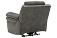 Edmar Charcoal Power Recliner - U6480613 - Vega Furniture