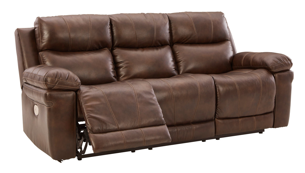 Edmar Chocolate Power Reclining Living Room Set - SET | U6480515 | U6480518 - Vega Furniture