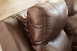 Edmar Chocolate Power Reclining Living Room Set - SET | U6480515 | U6480518 - Vega Furniture