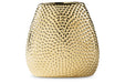 Efim Gold Finish Vase - A2000575 - Vega Furniture