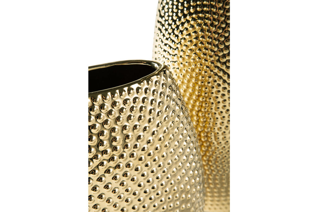 Efim Gold Finish Vase - A2000575 - Vega Furniture