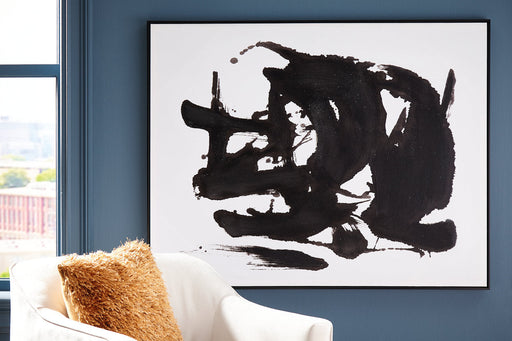 Egonsboro Black/White Wall Art - A8000332 - Vega Furniture