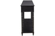 Eirdale Black Sofa/Console Table - A4000189 - Vega Furniture