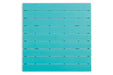 Eisely Turquoise/White Outdoor Counter Height Dining Table - P208-632 - Vega Furniture