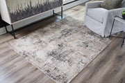 Elaning Black/Gray/Cream Medium Rug - R406702 - Vega Furniture