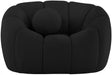 Elijah Black Boucle Fabric Chair - 644Black-C - Vega Furniture