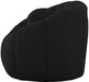 Elijah Black Boucle Fabric Chair - 644Black-C - Vega Furniture