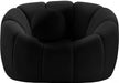 Elijah Black Velvet Chair - 613Black-C - Vega Furniture