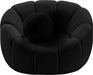 Elijah Black Velvet Chair - 613Black-C - Vega Furniture