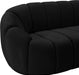 Elijah Black Velvet Loveseat - 613Black-L - Vega Furniture