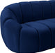 Elijah Blue Velvet Loveseat - 613Navy-L - Vega Furniture