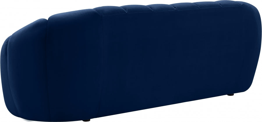 Elijah Blue Velvet Sofa - 613Navy-S - Vega Furniture