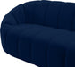 Elijah Blue Velvet Sofa - 613Navy-S - Vega Furniture