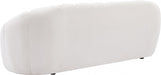 Elijah Cream Velvet Sofa - 613Cream-S - Vega Furniture