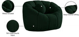 Elijah Green Boucle Fabric Chair - 644Green-C - Vega Furniture