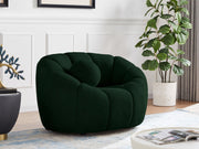 Elijah Green Boucle Fabric Chair - 644Green-C - Vega Furniture