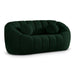 Elijah Green Boucle Fabric Loveseat - 644Green-L - Vega Furniture