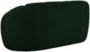 Elijah Green Boucle Fabric Loveseat - 644Green-L - Vega Furniture