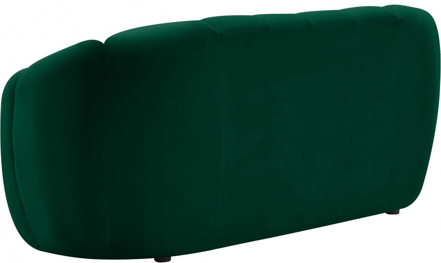 Elijah Green Velvet Loveseat - 613Green-L - Vega Furniture