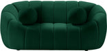 Elijah Green Velvet Loveseat - 613Green-L - Vega Furniture