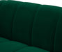 Elijah Green Velvet Loveseat - 613Green-L - Vega Furniture