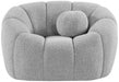 Elijah Grey Boucle Fabric Chair - 644Grey-C - Vega Furniture