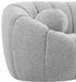 Elijah Grey Boucle Fabric Chair - 644Grey-C - Vega Furniture