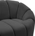 Elijah Grey Velvet Chair - 613Grey-C - Vega Furniture