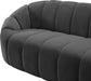 Elijah Grey Velvet Sofa - 613Grey-S - Vega Furniture