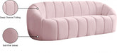 Elijah Pink Velvet Sofa - 613Pink-S - Vega Furniture