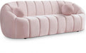 Elijah Pink Velvet Sofa - 613Pink-S - Vega Furniture