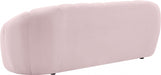 Elijah Pink Velvet Sofa - 613Pink-S - Vega Furniture