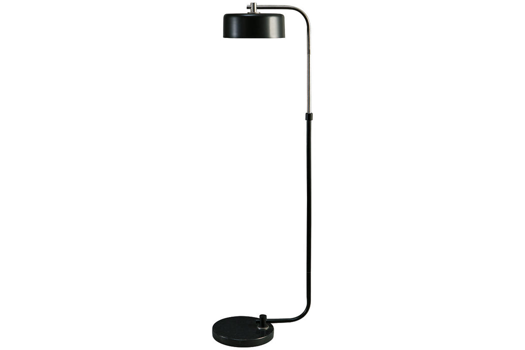 Eliridge Black/Silver Finish Floor Lamp - L206061 - Vega Furniture