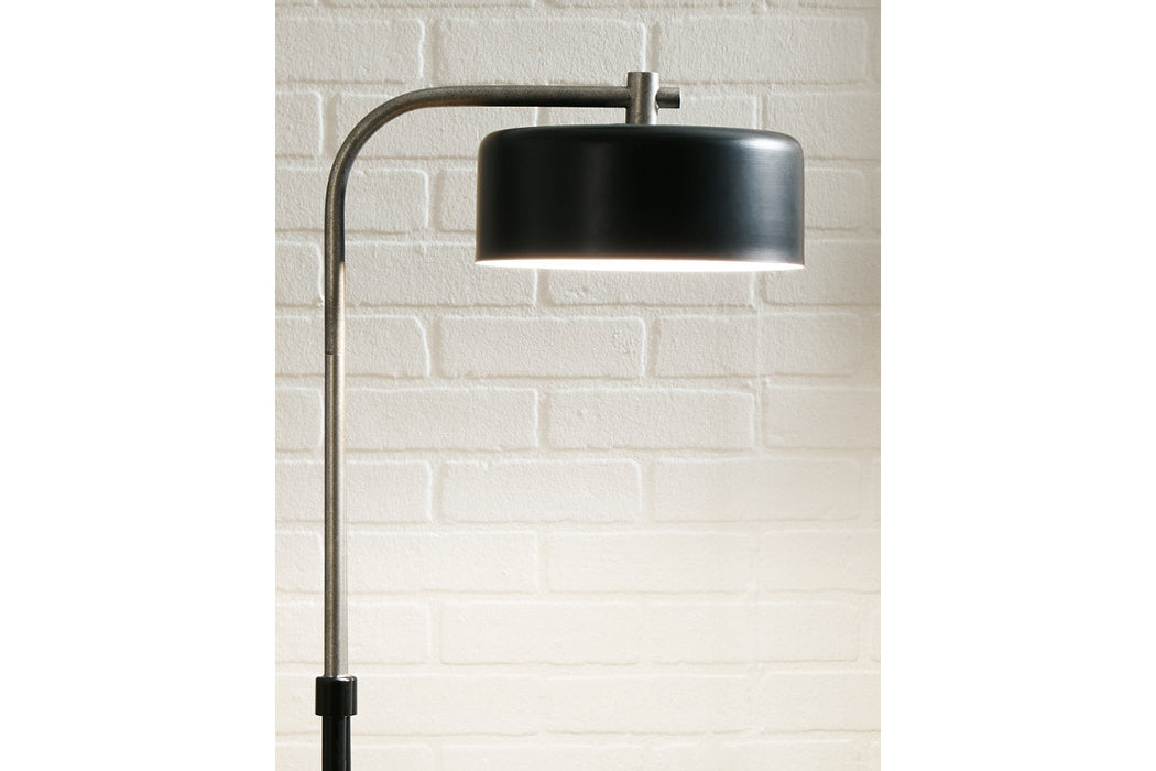 Eliridge Black/Silver Finish Floor Lamp - L206061 - Vega Furniture