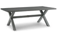 Elite Park Gray Outdoor Dining Table - P518-625 - Vega Furniture