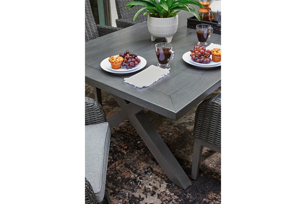 Elite Park Gray Outdoor Dining Table - P518-625 - Vega Furniture