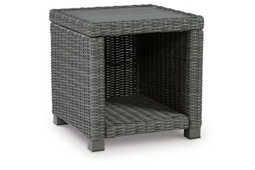 Elite Park Gray Outdoor End Table - P518-702 - Vega Furniture