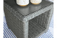 Elite Park Gray Outdoor End Table - P518-702 - Vega Furniture